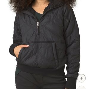Prana pullover jacket. Women’s size small. Black.